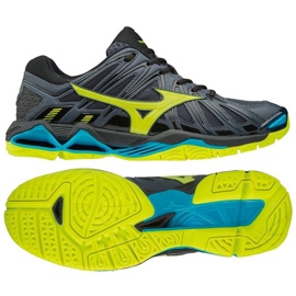 Mizuno Wave Tornado X2 M V1GA181247 scarpe da pallavolo nero nero