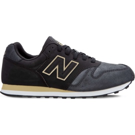 New Balance Wl373ng Black Gold nero