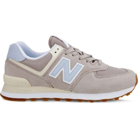 New Balance Wl574flc Summer Dusk Flat White con blu ghiaccio marrone multicolore