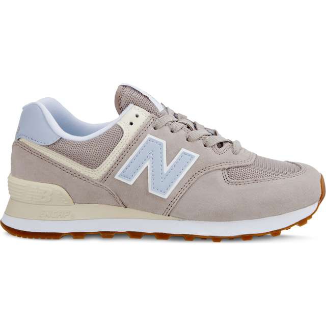 New Balance Wl574flc Summer Dusk Flat White con blu ghiaccio marrone multicolore