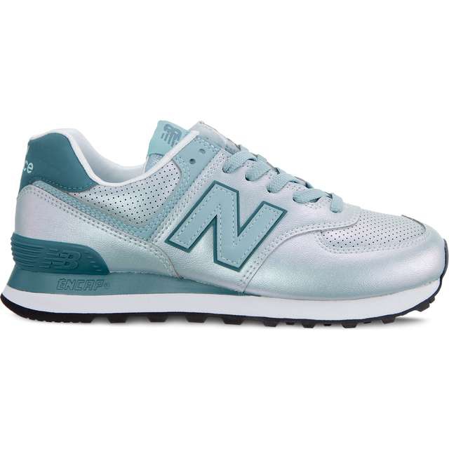 New Balance Wl574ksa Sheen Pack Mineral Sage con banche esterne verde