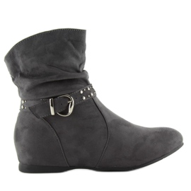 Cintura fusciacca con borchie grigie PE103 Grey grigio