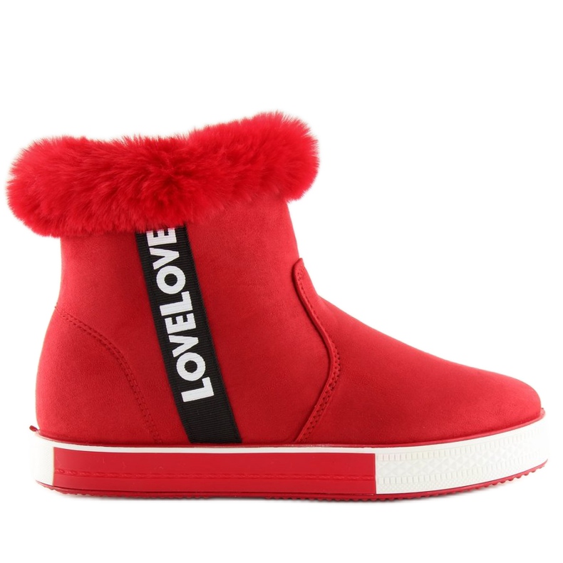 Sneakers rosse alla caviglia NB252P Red rosso
