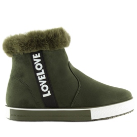 Sneakers per caviglia isolate verde NB252P Army Green