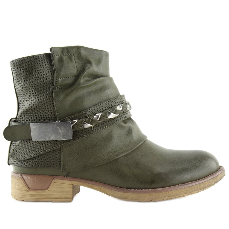 Stivali da donna verdi 815-PA DK.GREEN verde