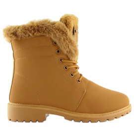 Stivali in legno cammello BL137P Camel marrone