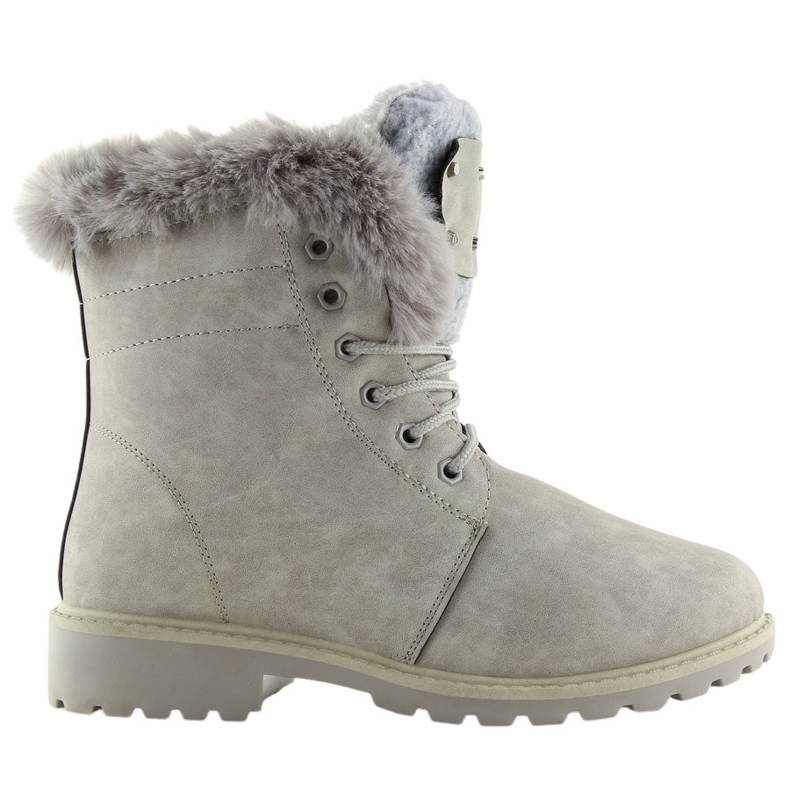 Stivali in legno, isolati grigio BL137P Grigio