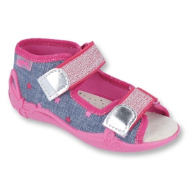 Scarpe per bambini Befado 242P084 rosa blu navy
