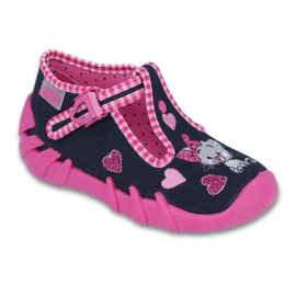 Scarpe per bambini Befado 110P330 rosa blu navy