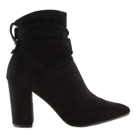 Stivali neri con tacco largo NC781 Black nero