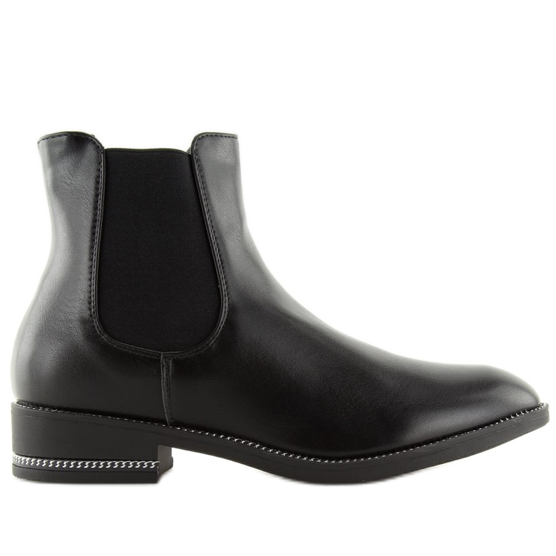 Stivaletti Chelsea neri da donna NC700 Black nero