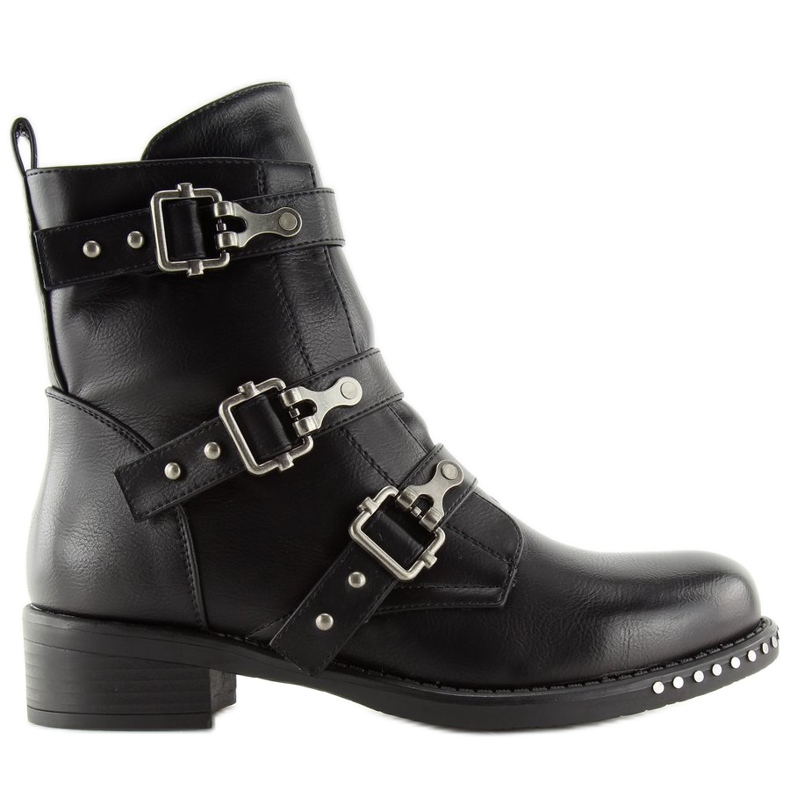 Stivali militari neri NS08P Black nero