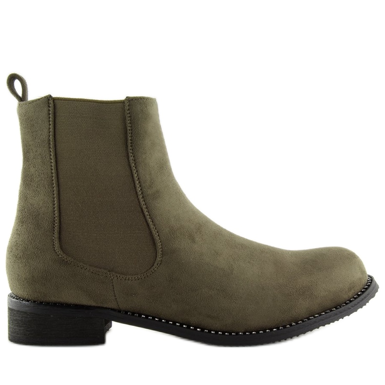 Stivaletti Chelsea verdi da donna NS025P Verde