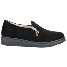 Sneakers in camoscio nero