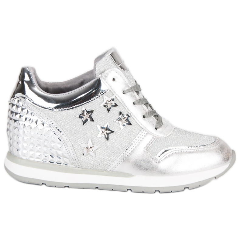 Scarpe da ginnastica argento, scarpe da ginnastica grigio