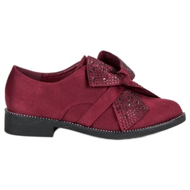 Seastar Scarpe eleganti in pelle scamosciata rosso