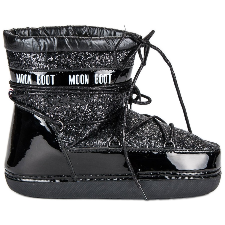 Stivali da neve neri alla moda nero