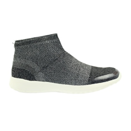 American Club American Black Sports Scarpe Sports 17044 Black/Silver nero