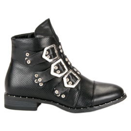 SDS Stivali rock da donna nero