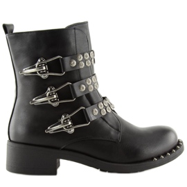 Stivali militari neri JW1 Black nero
