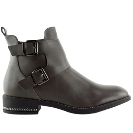 Stivaletti Chelsea grigi da donna C-7173 Grigio