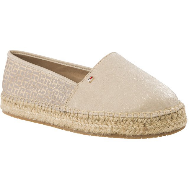 Tommy Hilfiger Espadrilla con motivo marrone
