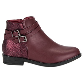 Anesia Paris Stivaletti da donna rosso