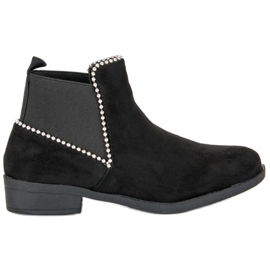 Stivaletti Chelsea in pelle scamosciata nero