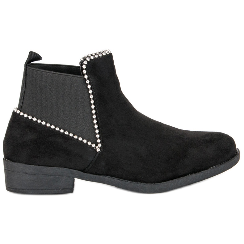 Stivaletti Chelsea in pelle scamosciata nero