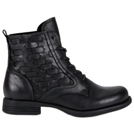 Forever Folie Stivaletti casual allacciati nero