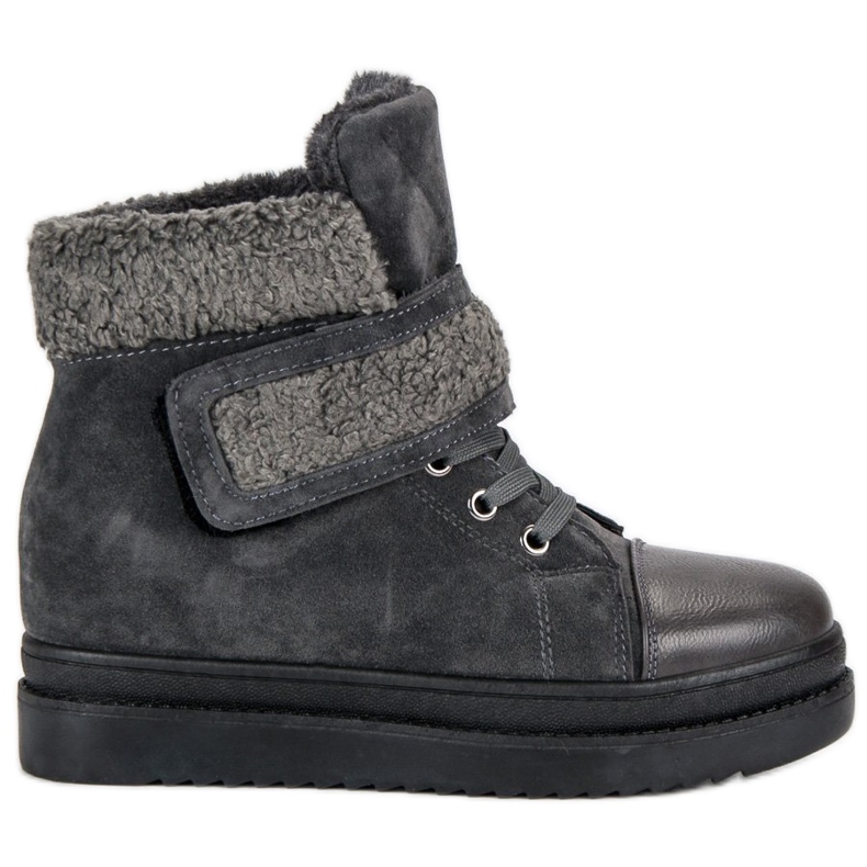 Stivali grigi caldi grigio