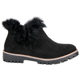 Forever Folie Stivaletti slip-on in camoscio nero