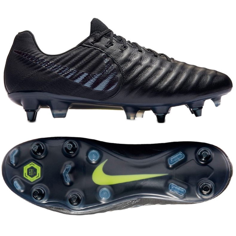 Scarpa da calcio Nike Tiempo Legend 7 Elite Sg Pro Ac M AR4387-001 nero nero