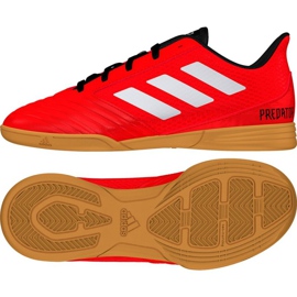 Scarpe indoor adidas Predator Tango 18.4 rosso