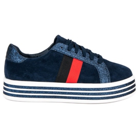 Scarpe da ginnastica sulla piattaforma VICES blu