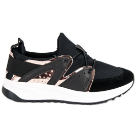 Scarpe sportive alla moda nero