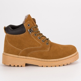 Original Walkman Shoes Trapper in pelle riscaldati marrone