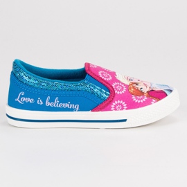 Sliding Sneakers Ice Land blu rosa