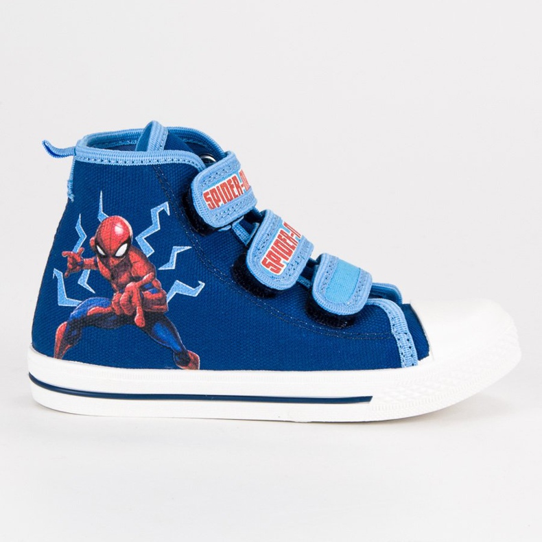Sneakers in velcro SPIDER-MAN blu