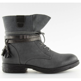 Grigio Stivali grigi da donna BH52-KB grigio