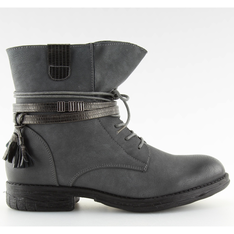 Grigio Stivali grigi da donna BH52-KB grigio