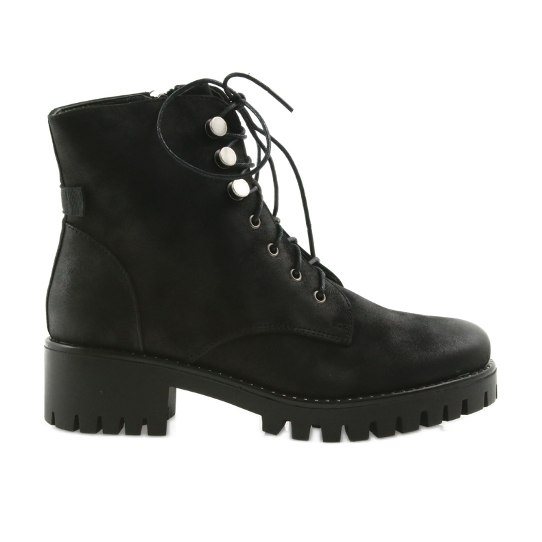 Stivali neri in legno coibentato Filippo 466 nero