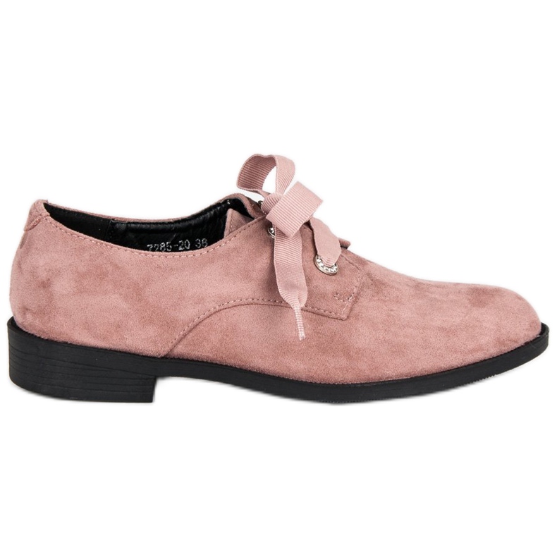 Scarpe allacciate polverose VICES rosa