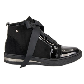 Filippo Sneakers alla moda sopra la caviglia nero