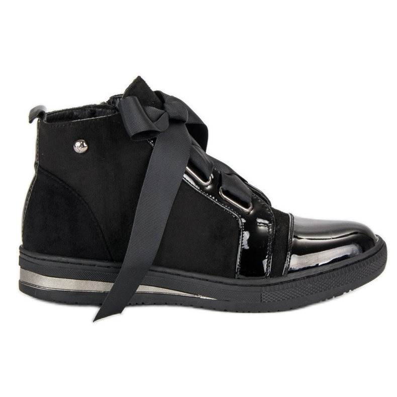 Filippo Sneakers alla moda sopra la caviglia nero