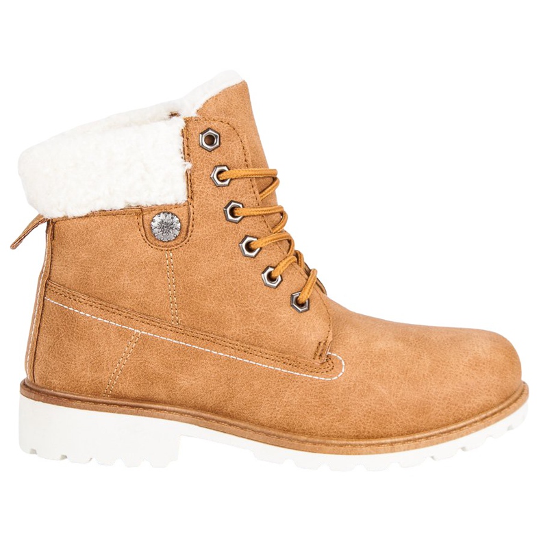 McKey Trapper con pelliccia di cammello marrone