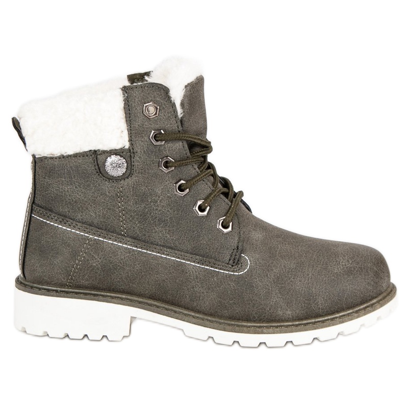 McKey Trapper con pelliccia color kaki verde