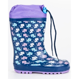 Stivali da bambino per bambini viola blu