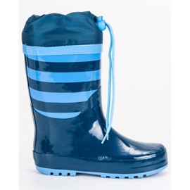 Galosce a costine blu