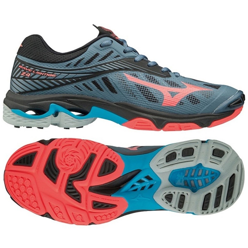 Mizuno Wave Lighting Z4 W V1GC180065 scarpe da pallavolo multicolore blu